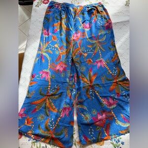 Rachel Roy Vibrant Floral Wide-Leg Pants